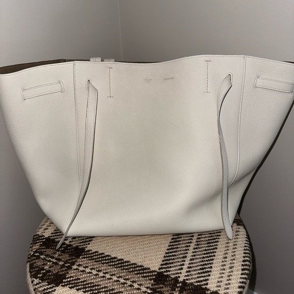 Celine Tote in White - Authentic Céline Phantom Cabas Tote Very Good Condition - Picture 3 of 8